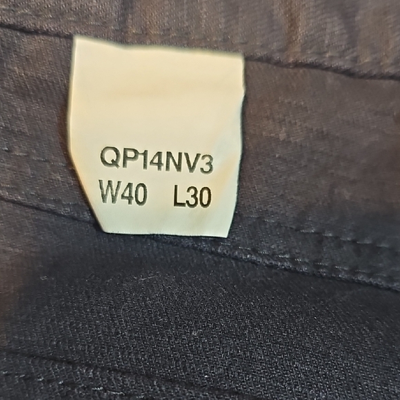 Bulwark iQ FR Flame Resistant Navy Work Pants Cargo Size 40x30 Set of 2 - Picture 10 of 14